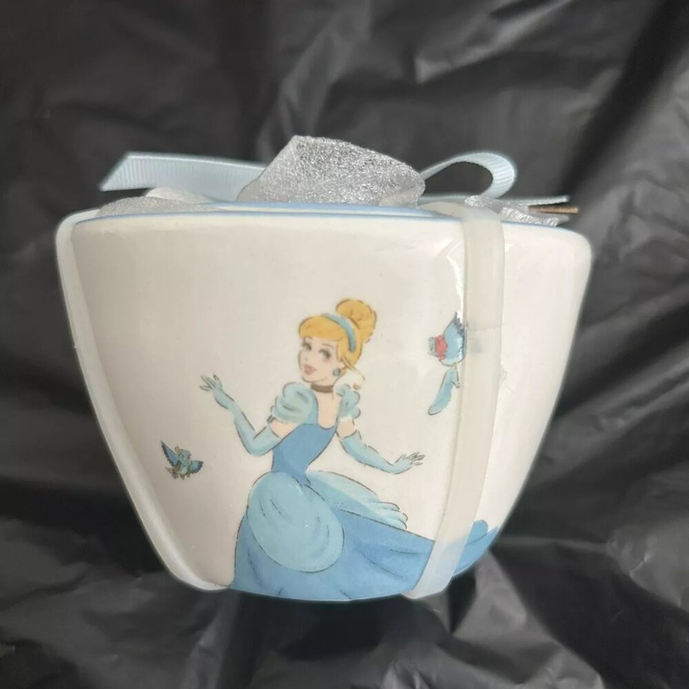 Rae Dunn Disney Princess Cinderella Ceramic Measuring Cup Set - NWT